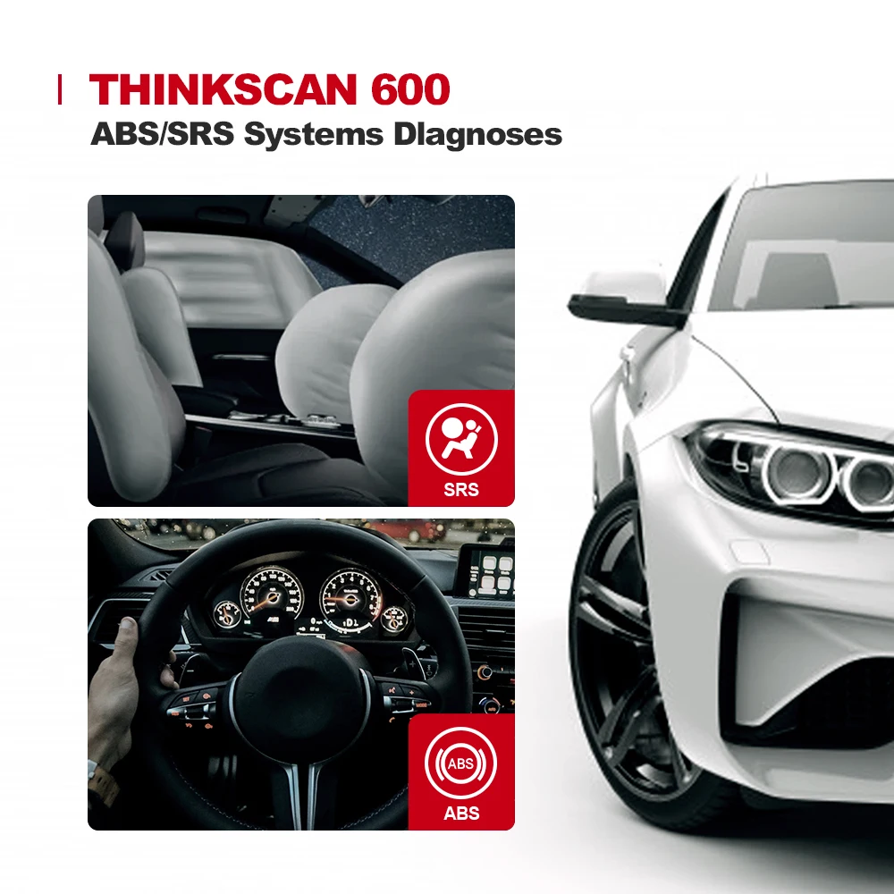 THINKCAR ThinkScan 600 OBD2 сканер ABS SRS система диагностики автомобильный инструмент