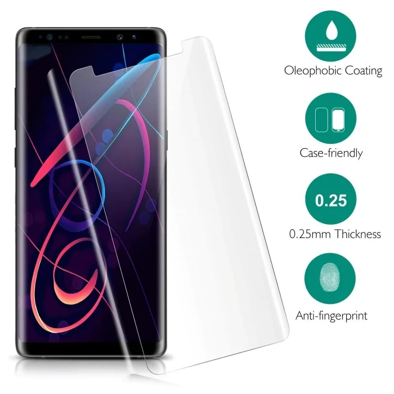 Закаленное стекло с полным покрытием для Samsung S10 5G S9 S8 Plus S7 S6 Edge to оригинальная