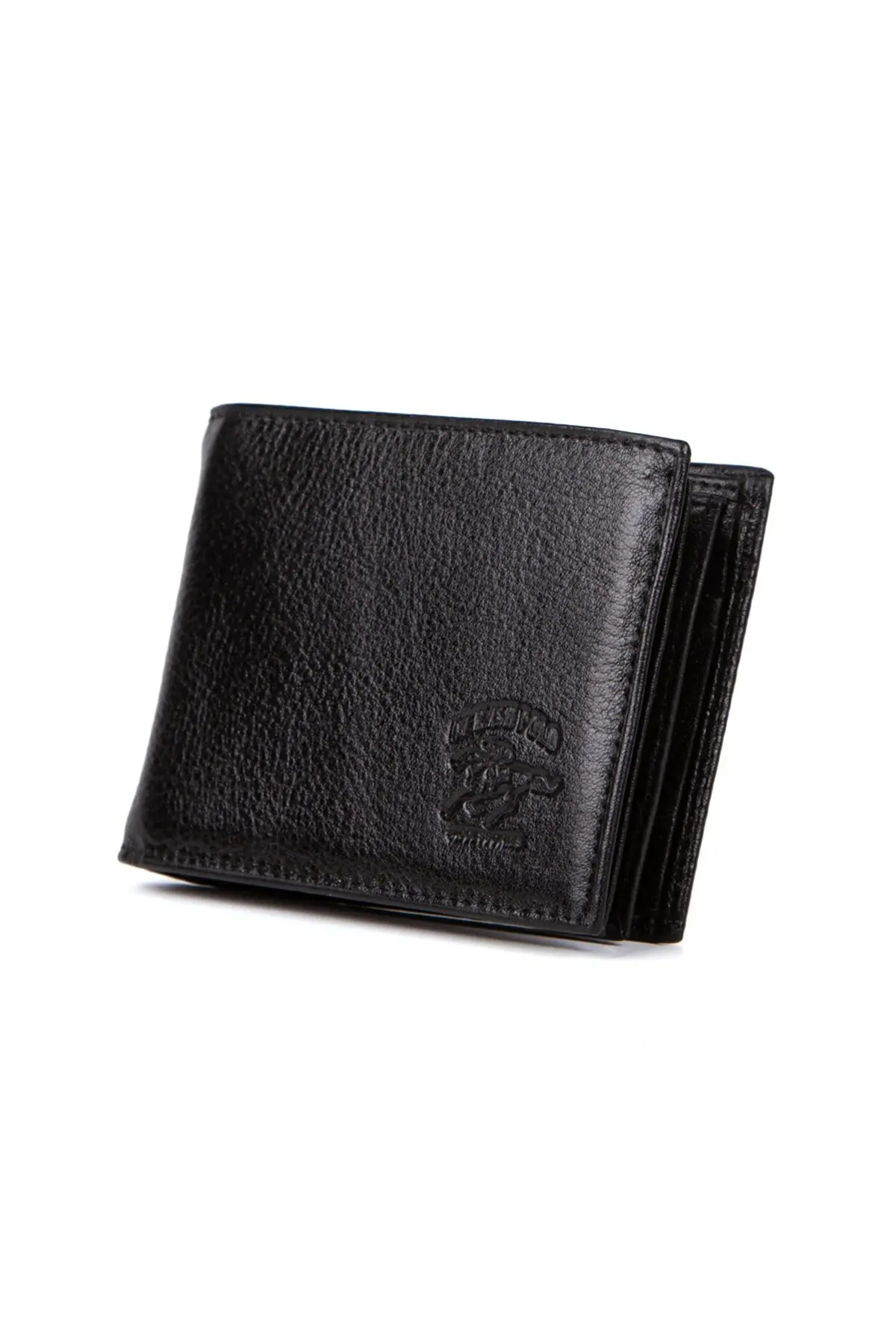 

Мужские кошельки из натуральной телячьей кожи, кошелек премиум класса для удостоверения личности, кредитных карт, мужской короткий черный ...