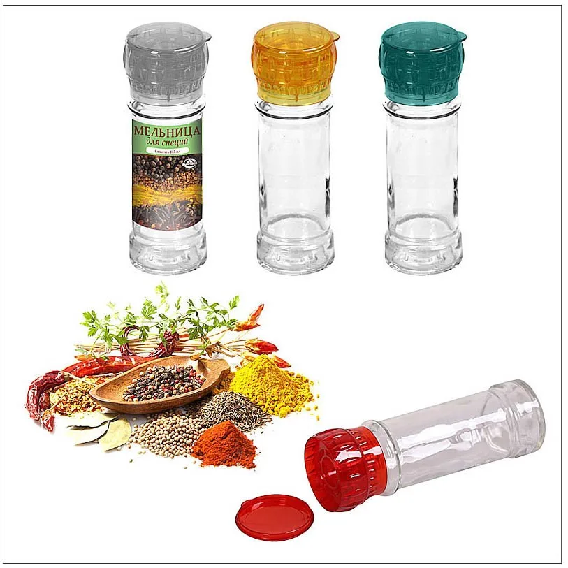 Мельница для специй стеклянная 115 мл Мультидом |