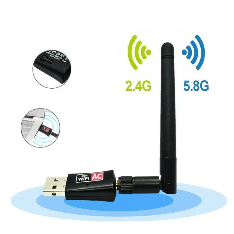 Антенный адаптер беспроводной Wi-Fi USB 300 Мбит/с | Компьютеры и офис