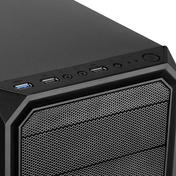 ATX Mini-tower Box с кардридером NOX NXCBAYMX2 Black | Компьютеры и офис