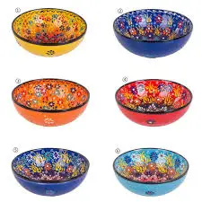 Набор из 6 анатолийских фотоэлементов японские декоративные керамические чаши