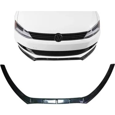 Передний бампер для Volkswagen VW Jetta MK6 2010-2018 3 шт. черный разветвитель диффузор губ