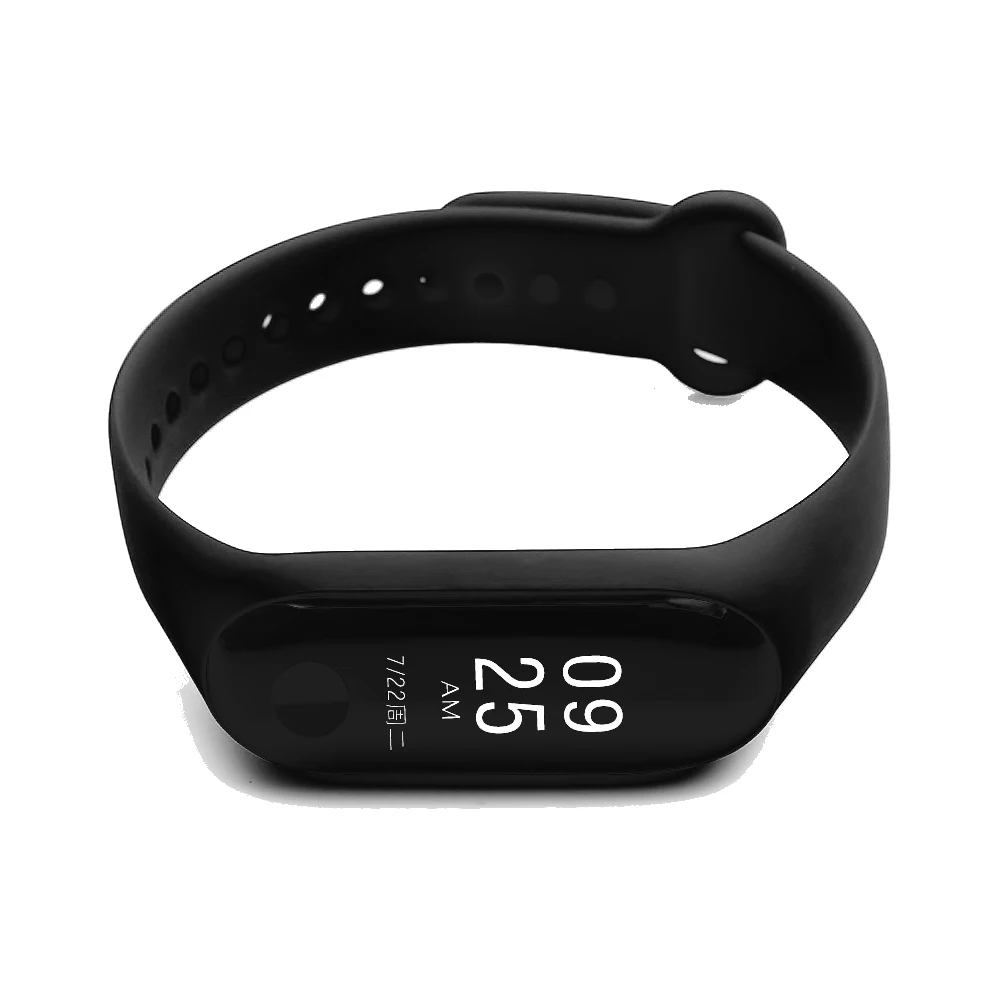 Replacement case, watch strap, wrist soft silicone bracelet for Xiaomi Mi Band 3 / 4