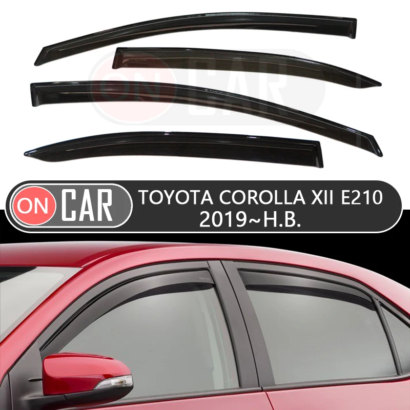 Оконные дефлекторы для Toyota Corolla XII E210 2019 ~ защита от ветра солнцезащитный козырек