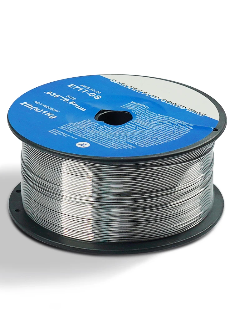 Проволока с флюсовой сердцевиной самоэкранированная проволока без газа Mig 1 кг 0 8
