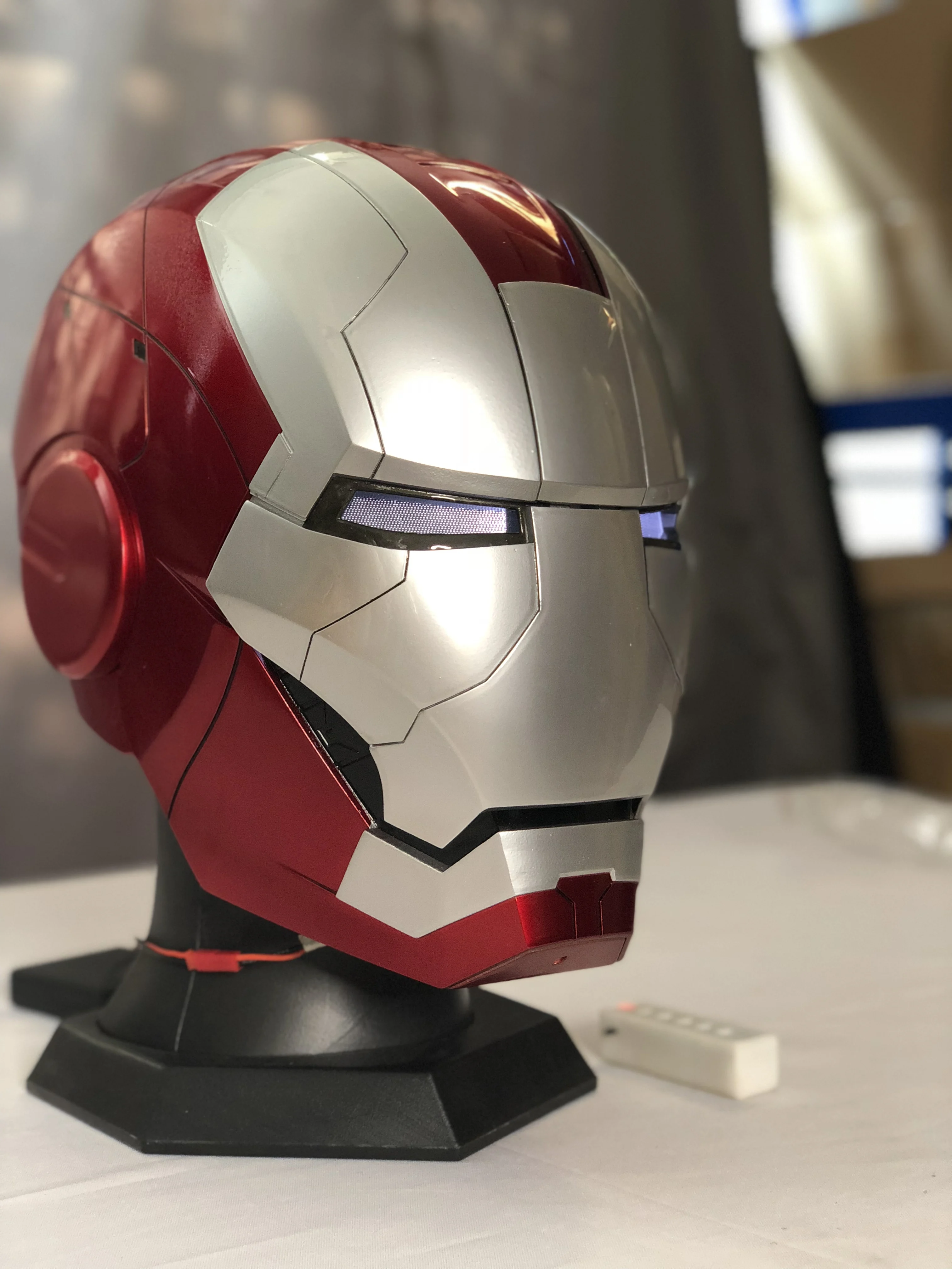 Iron Man Mk5 Helmet With Advanced Motorized Face Plates Aliekspress