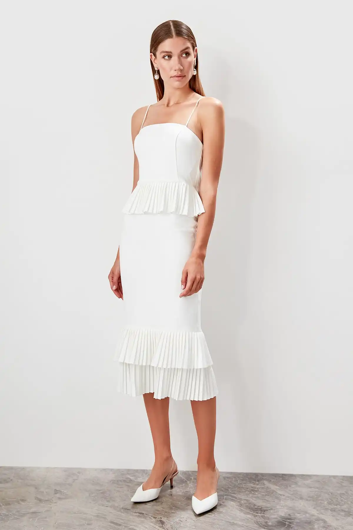 Платье Trendyol Pilise TPRSS19EL0305|Женские платья| |