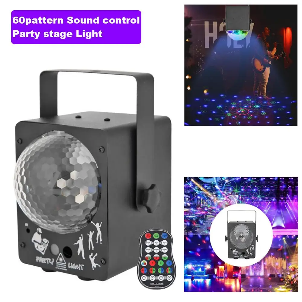 60/90 узор RGB диско светильник светодиодный лазерный проектор сценический par DJ звук