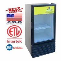 NSF ETL NEW Commercial Refrigerator Glass 1-Door Glass Door Refrigerator Cooler Beverage Merchandiser LC-150A