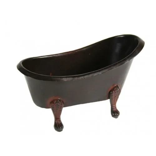 Маленькая коричневая металлическая Ванна мыльница | Дом и сад