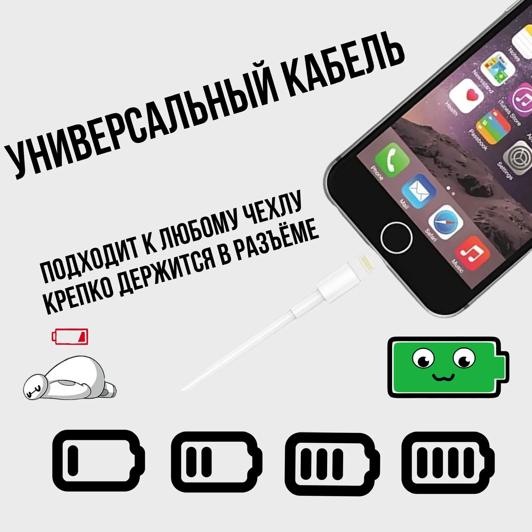 Кабель для мобильных телефонов Зарядное устройство Шнур Провод айфона IPhone Lightning