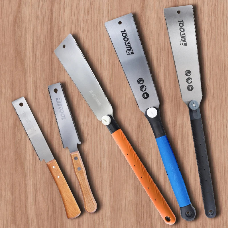 Japanese Saws Ryoba Fine Cut Saw SK5 Flexible Hand Saw for Wood Bamboo PVC Plastic Gardening Woodworking Cutting Tools