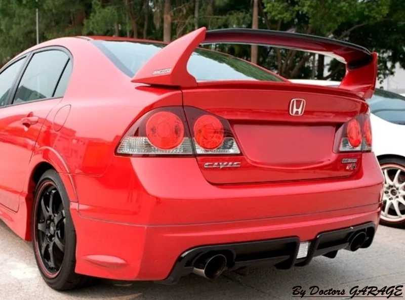 

For HONDA CIVIC FD6 Spoiler 2006 2007 2008 2009 2010 2011 RearWing Top Car-styling Auto Car Accessory 4 Pieces Modified Spoilers