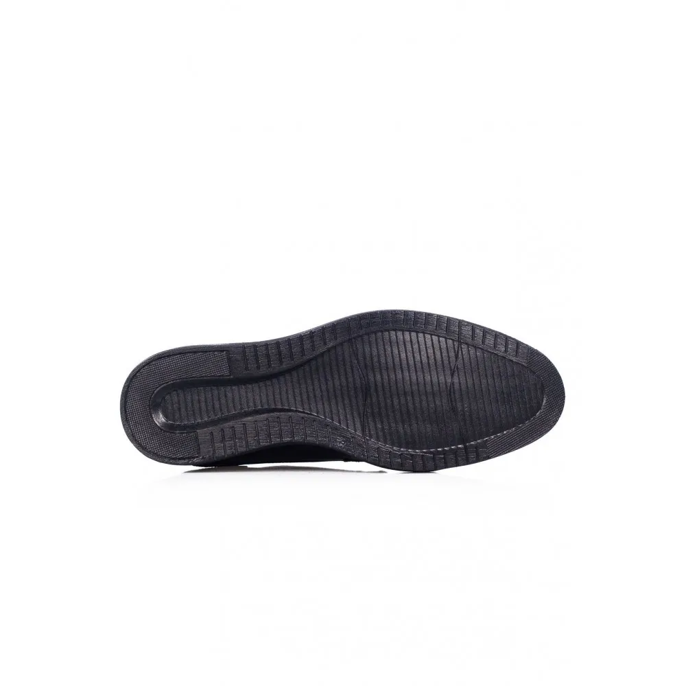 

Black Color Genuine Leather New Season 2021 Comfortable Stylish Fashion Breathable Casual Walking Lace-Up Classic Man Shoes