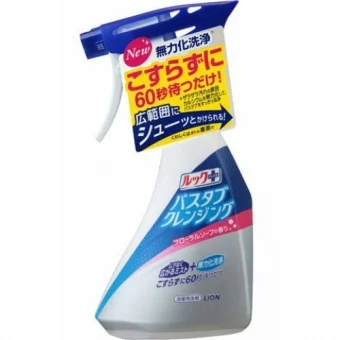 Спрей LION PLUS для ванной кафеля и сантехники аромат цветочного мыла бутылка с