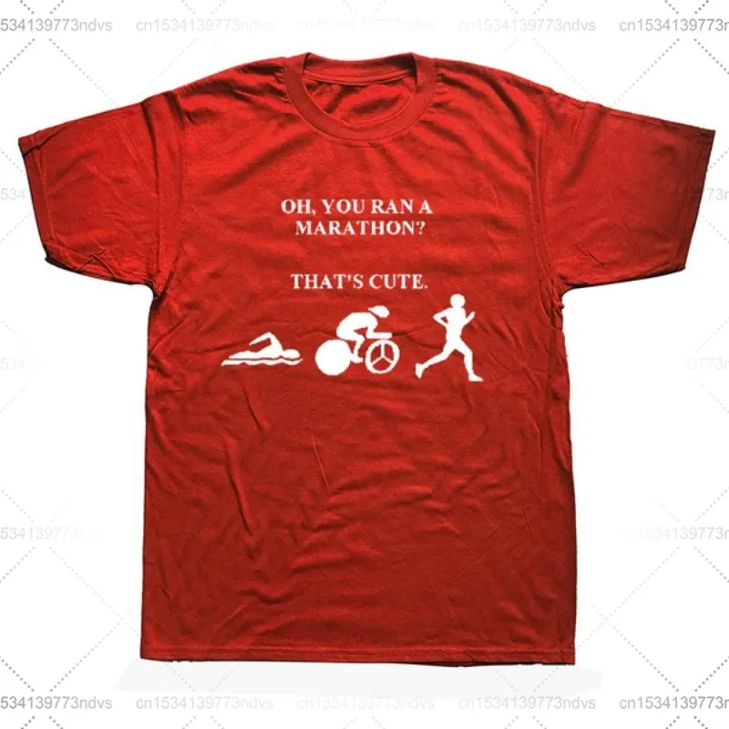 

Triathlon SWIM SWIMMING BIKE RUN Funny T-Shirt