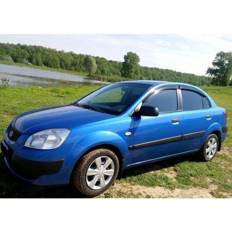 Дефлекторы окон Cobra Tuning K11005 на авто Kia Pride 2 ll Sd Sedan 2005 2011 4 шт./комп. ветровики от