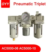 Pressure Regulator Gauge Air Compressor Filter Oil Moisture Separator For Water Filters AC5000-06 AC5000-10