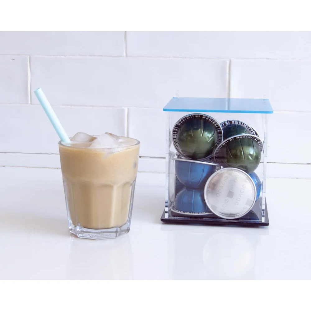 Acrylic Coffee Pod Holder Box Vertuo Capsule Storage Bin Small Counter Top Display Organizer Lovers Decor Gift | Дом и сад
