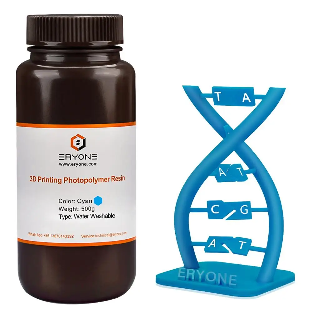 Моющаяся в воде УФ смола эриона нм для отверждения фотополимера 3D принтера DLP/ЖК