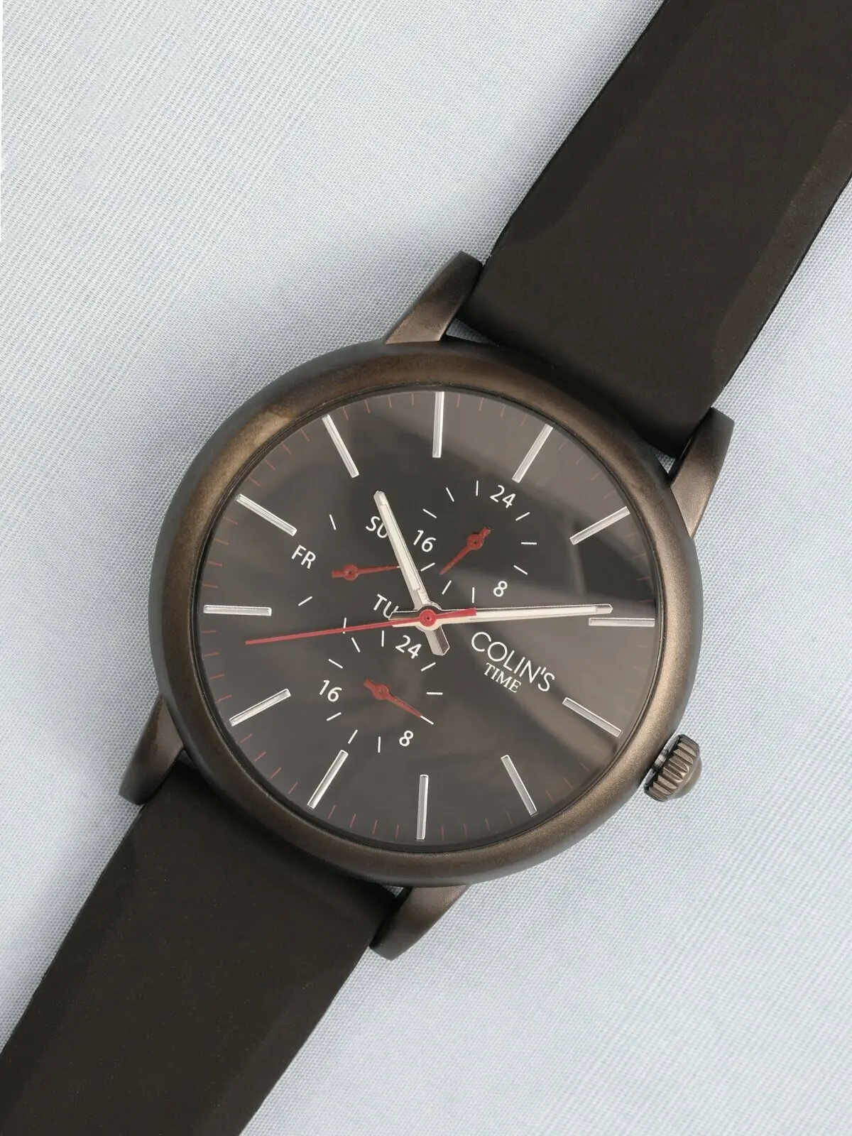 

Colins Men Modern Fit Black Watch