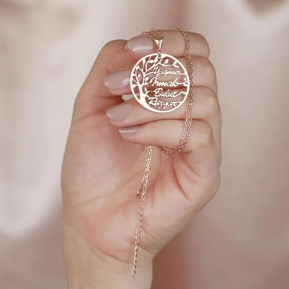 

Personalized Name Customized tree of life necklace