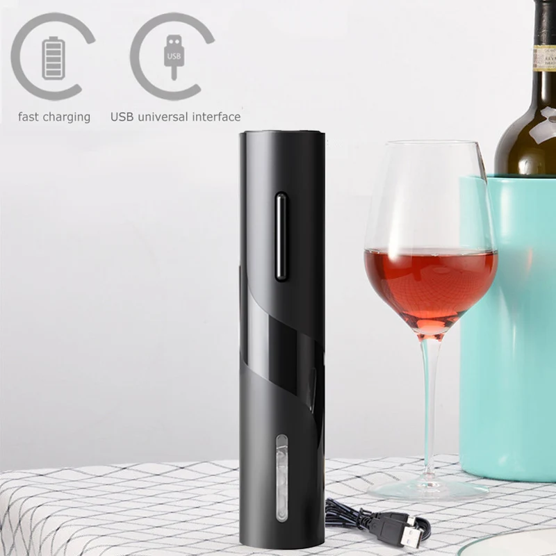 

2021New Wine Opener Multifunction Electric Corkscrew Dry Battery Set Vacuum Integrated Piston Essential Gadgets For Kitchen Bars