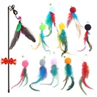 10 шт., сменные игрушки-перья для кошек