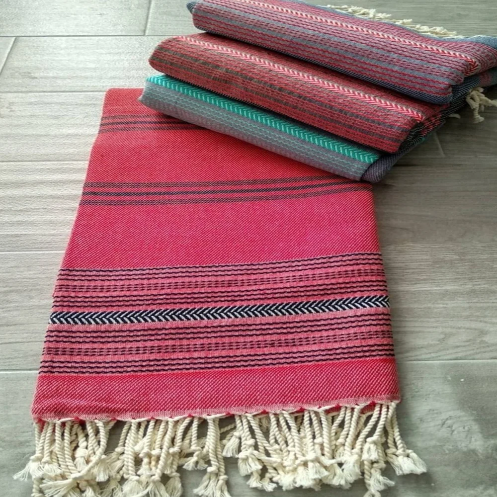 

1 Pcs Organic Cotton Peshtemal Soft Tissue It can be used on the beach, pool or shower It is harmless to health