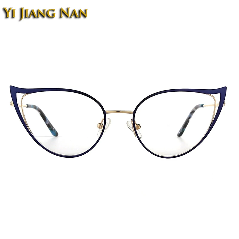 

Women Cat Eye Fashion Style Prescription Glasses Frames Stainless Steel Super Quality Girls Optical Eyeglasses Spectacle Eyewear
