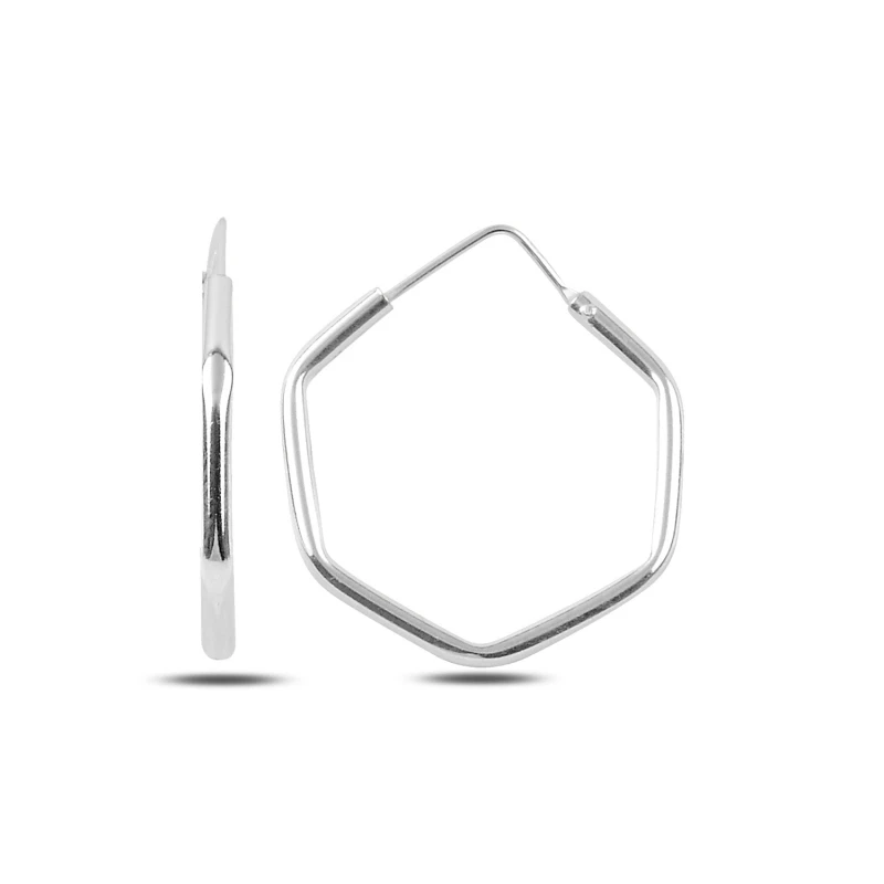 Серебро 925 пробы с фокусным расстоянием 25 мм кольцо шестиугольной верхушкой