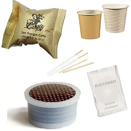 100 г. итальянский кафе SAN GIORGIO капсул совместим с lavgirl POINT + деревянных палетки Саше