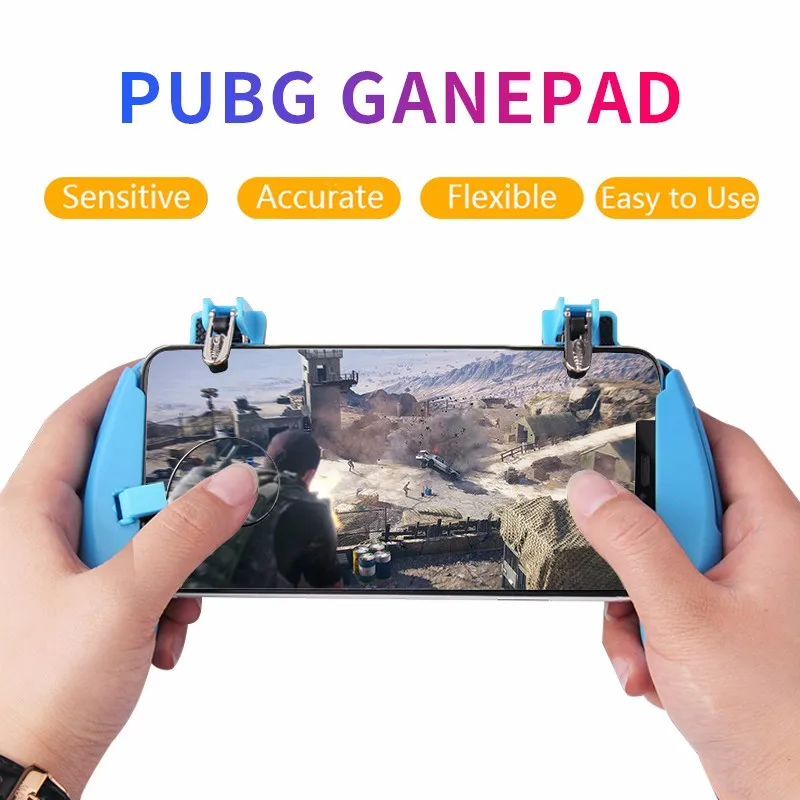 PUBG Геймпад контроллер Джойстик с держателем для игры Кнопка огня пусковая схема L1R1 шутер подходит для IOS мобильный телефон Andriod