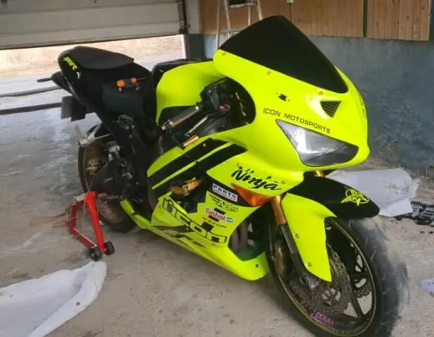 

Обтекатели для мотоцикла нового стиля из АБС-пластика, подходят для Kawasaki Ninja ZX-6R ZX6R 636 2005 2006 05 06, кузов бесплатно