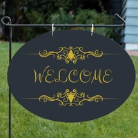creative welcome wedding signage sticker template welcome board sticker a00559