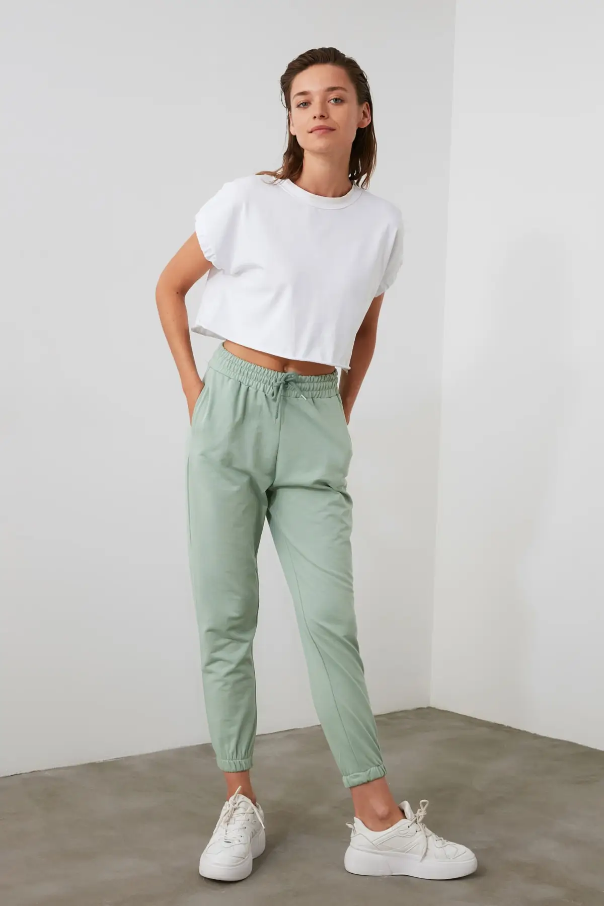 ŞERBETS 2020 autumn winter joggers pants sweatpants korean style dropshipping shein