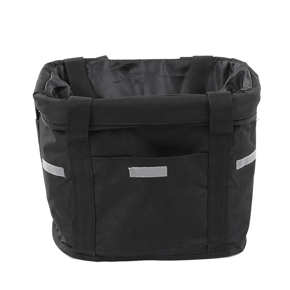 

Waterproof BicycleBasket Foldable Durable Portable Bike Basket AluminumandOxfordCloth Cycling Bike Bag