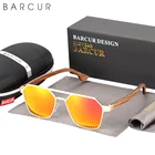Солнцезащитные очки мужские и женские BARCUR, поляризационные солнцезащитные очки в шестиугольной металлической оправе, UV400