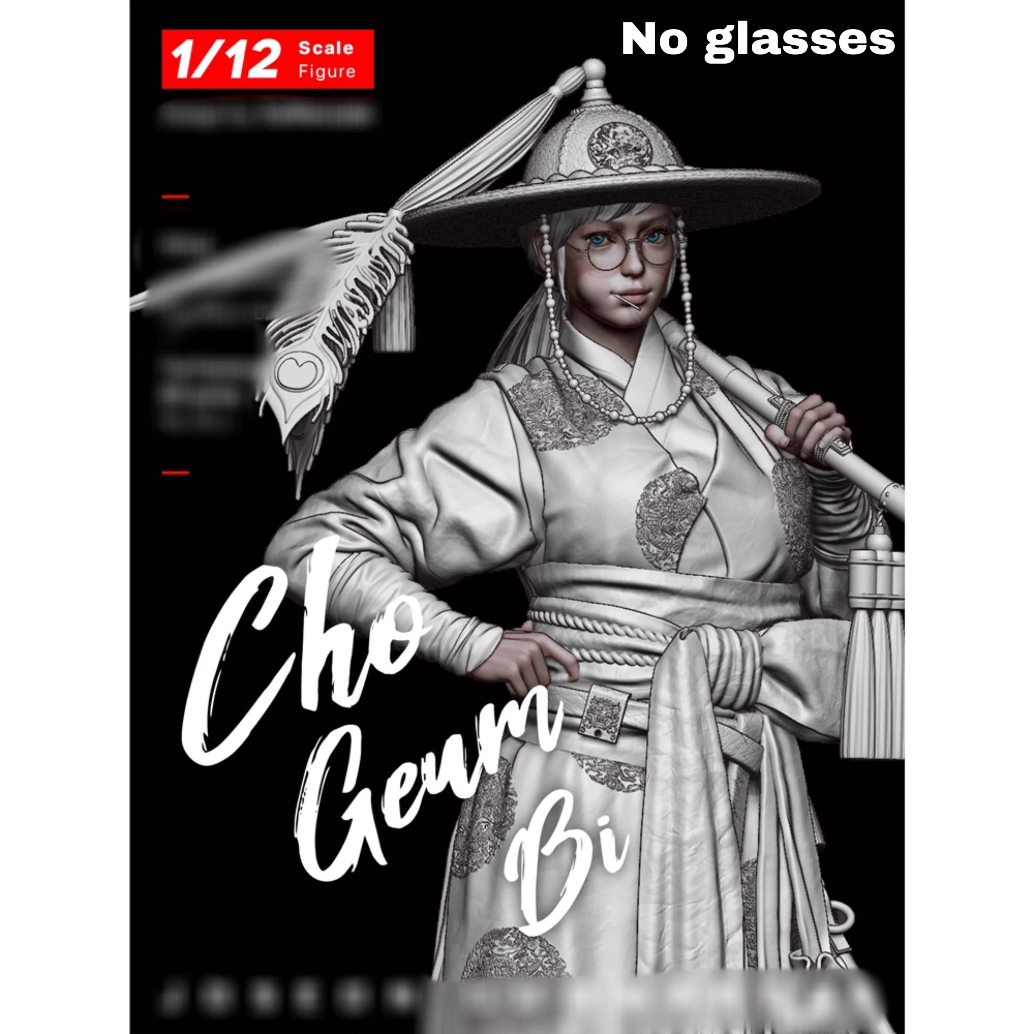 

1/12 Resin Model Figure GK，No glasses , Unassembled and unpainted kit