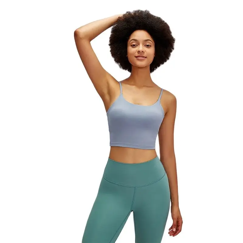 Круглая Спортивная майка/топ с бюстгальтером для женщин Весенняя пикантная