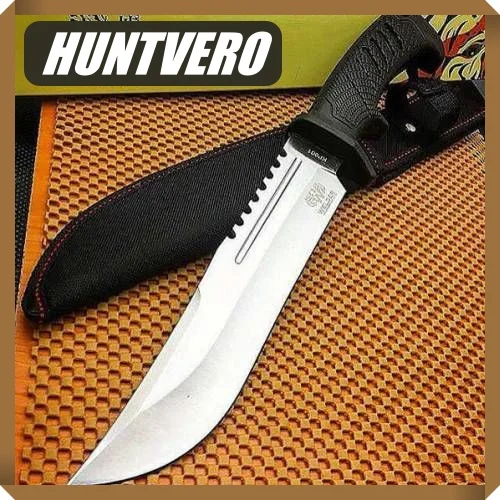 Тактический походный охотничий нож Rambo карманный с фиксированным клинком для