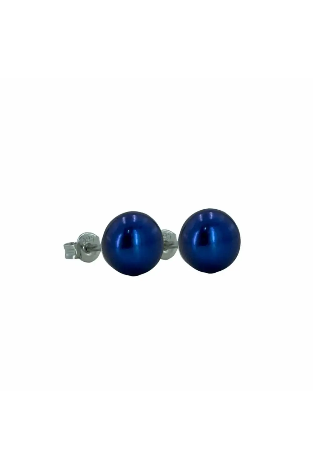 

5 mm Ball Black Pearl Silver Earring