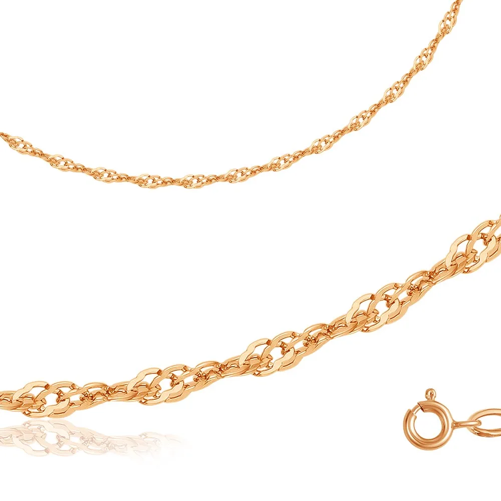 ЦЕПЬ золото 585 пробы красное без покрытия вставок | Украшения и аксессуары