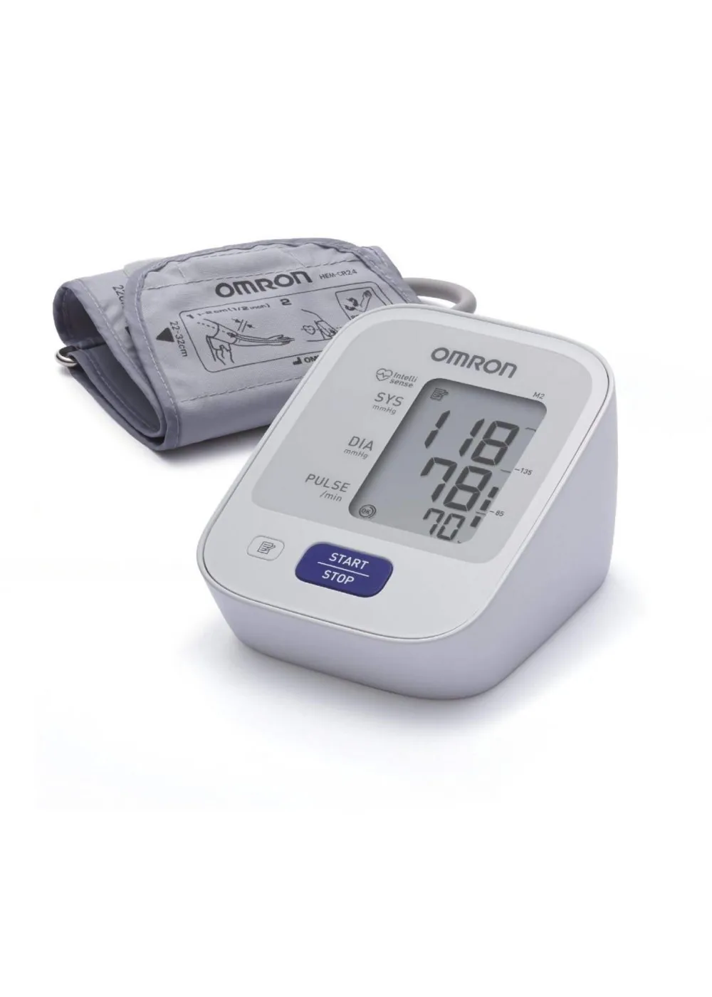 

Omron M2 Hem-7121 By Arm Digital Wrist Blood Pressure Monitor Pulse Heart Beat Rate Meter Tonometer Sphygmomanometer 30 Memories