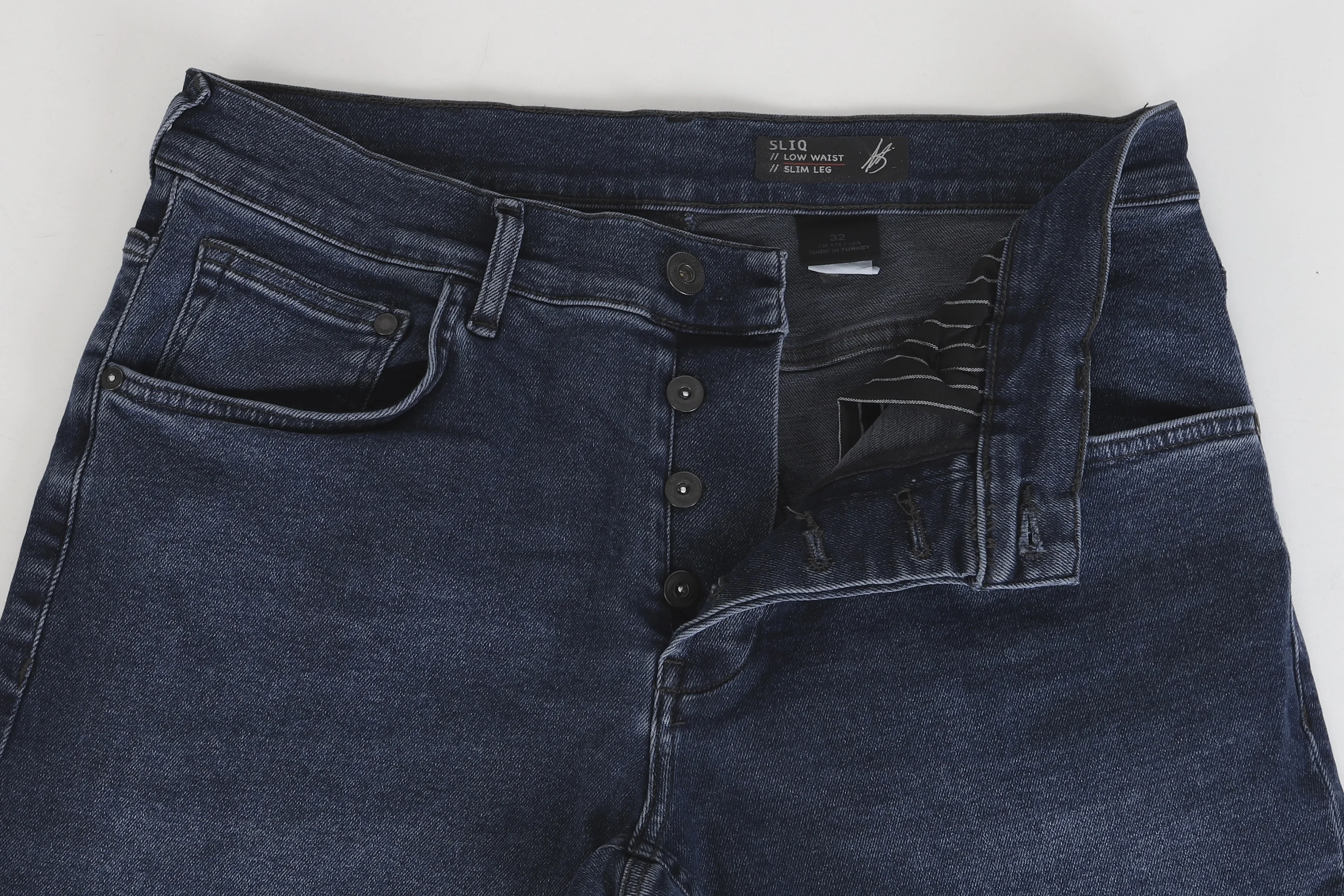 HW Denim 16214 Мужские джинсы Slim Fit стрейч мягкий подарок для мужчин настоящий