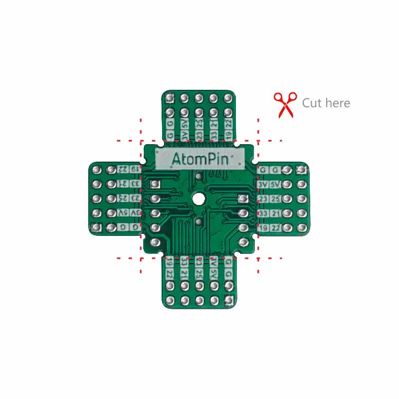 M5Stack официальный ATOM MATE DIY плата адаптера расширения для адаптации серии M5StickC Hat
