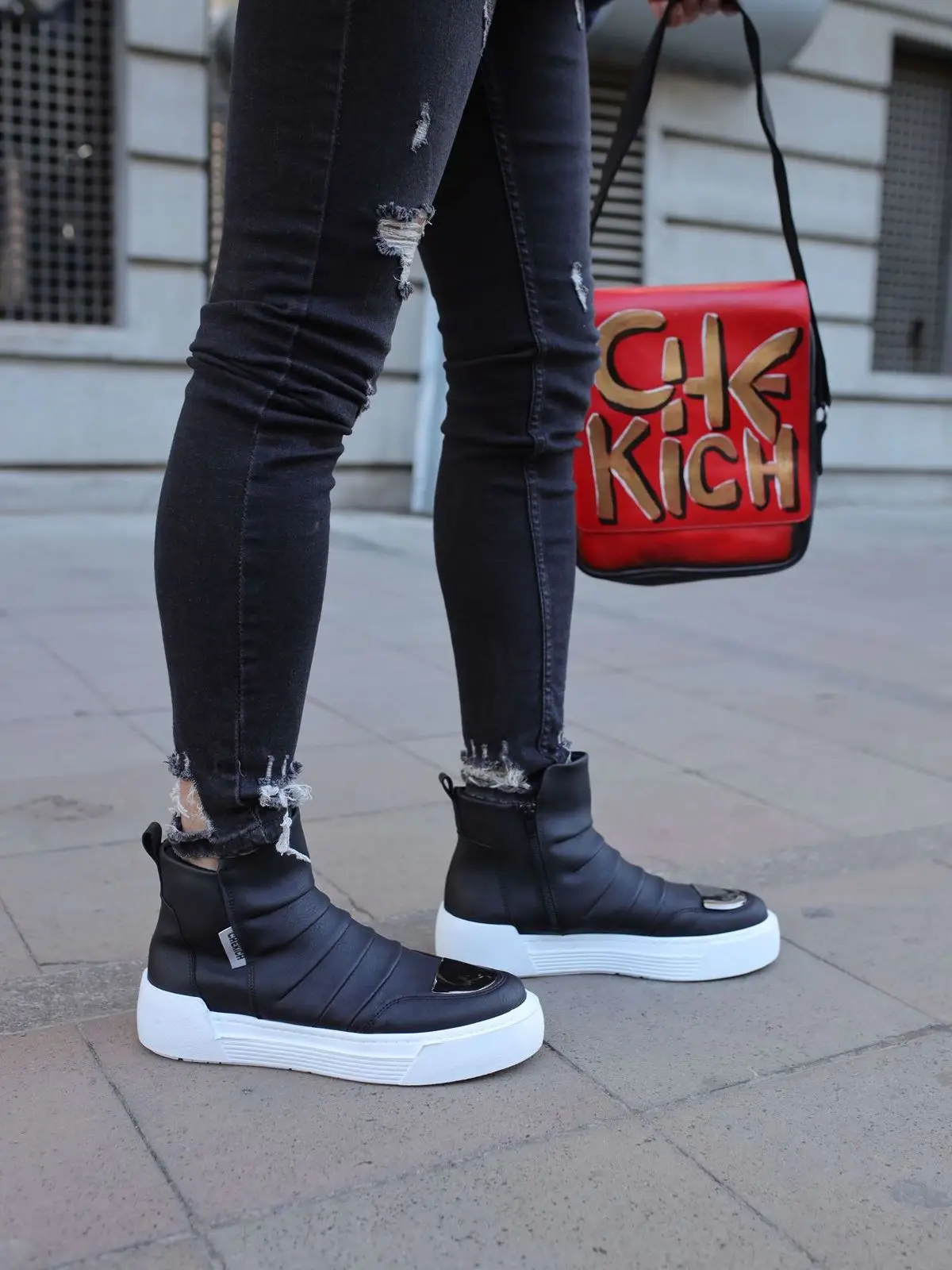 Chekich 2022 New Best Selling Leather Black Stylish New Season Men's Boots Waterproof Protective Wearproof Durable Hiking CH113