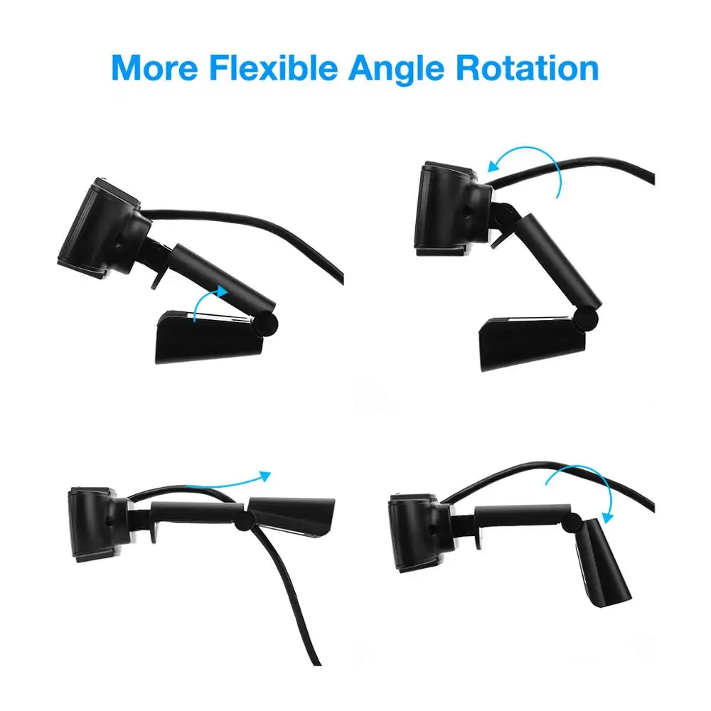 

Webcam Auto Focusing Web Camera 720P HD Cam Microphone For PC Laptop Desktop A1